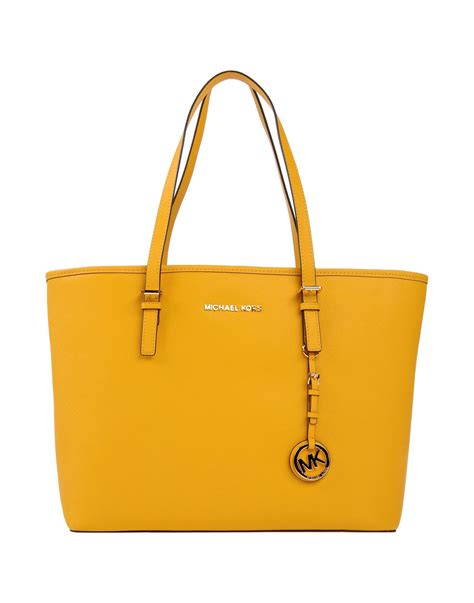 neon gelbe tasche michael kors|michael kors leather tote.